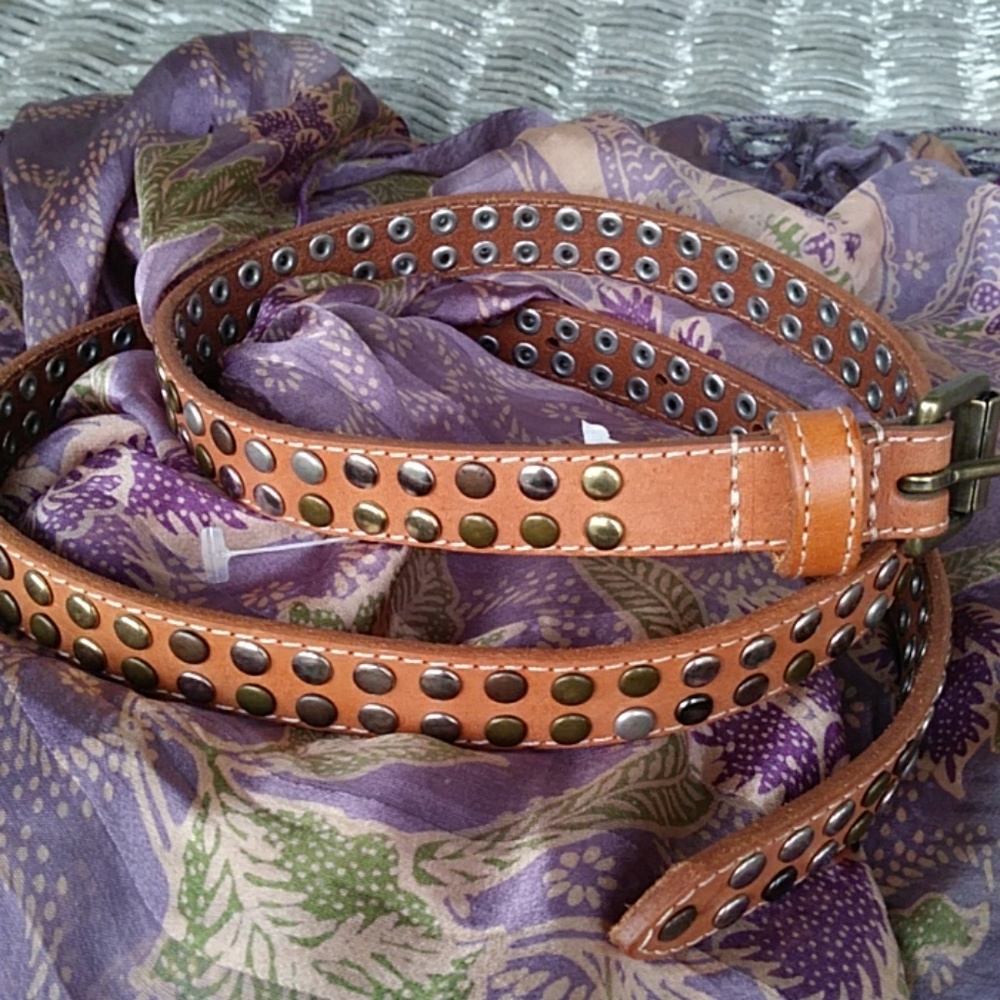 Banana Republic Studded Leather Belt
